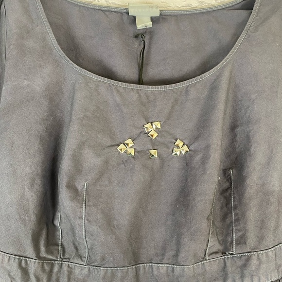 Ava & Viv Black Babydoll Dress with Studs size 0X - Picture 3 of 15